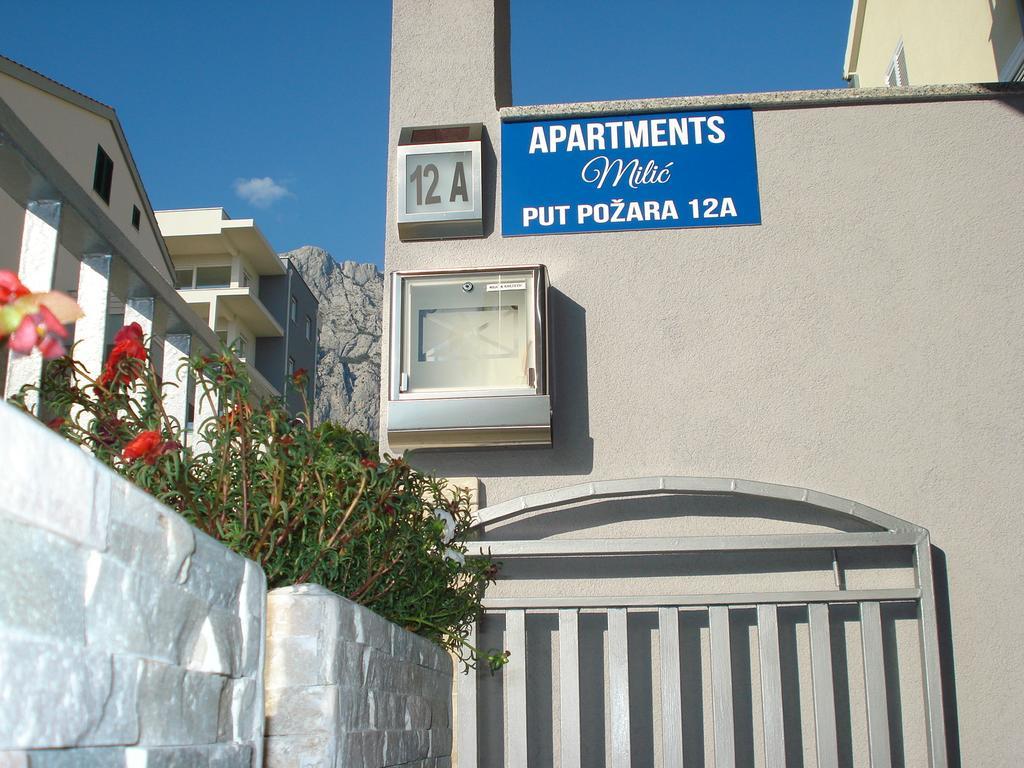 Milic Apartments Макарска Экстерьер фото